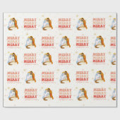 Heilige Familie Kerst Wrapping Papier (Vlak)