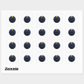 Heilige Familie Kerstmis Vierkante Sticker (Vel)