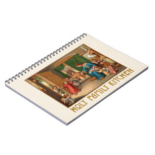Heilige Familie Keuken Spiraal Foto Notitieboek