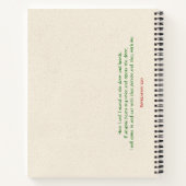 Heilige Familie Kitchen Spiral Notitieboek (Achterkant)