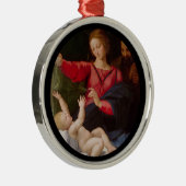 Heilige Familie Madonna van Loreto Metalen Ornament (Rechts)