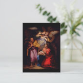 Heilige Familie met Angels door Coypel Briefkaart (Staand voorkant)