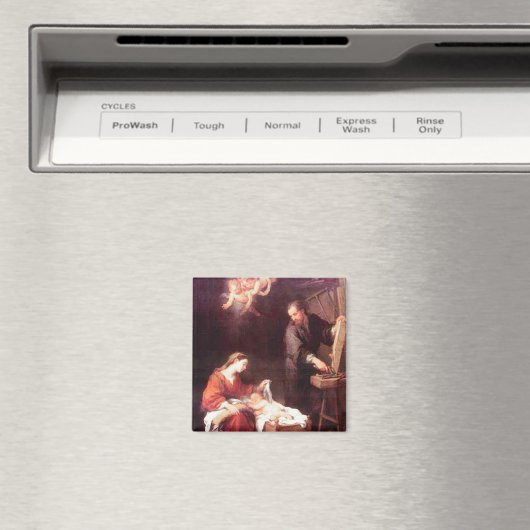 Heilige Familie met Angels Magnet (Insitu (Vaatwasser))