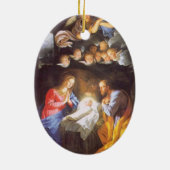 Heilige Familie met Angels Ornament (Achterkant)