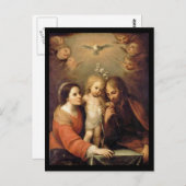 Heilige Familie met Cherubs van Gutierrez Briefkaart (Voorkant / Achterkant)