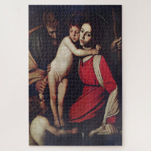 Heilige Familie met Johannes de Doper - Caravaggio Legpuzzel