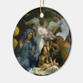 Heilige Familie met John de Baptist Keramisch Ornament (Links)