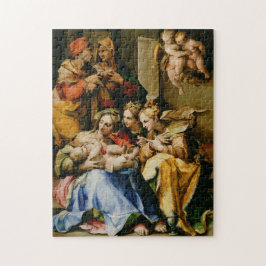 Heilige Familie met Saints Anne Legpuzzel