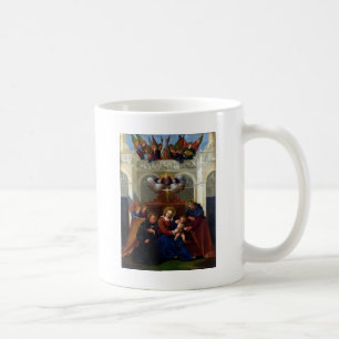 Heilige Familie met Sint-Nicolaas van Tolentino Koffiemok