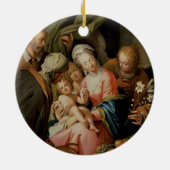 Heilige Familie met St. Anne Keramisch Ornament (Achterkant)