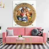 Heilige Familie met St. John (Doni Tondo), 1504-05 Canvas Afdruk (Insitu (Woonkamer))