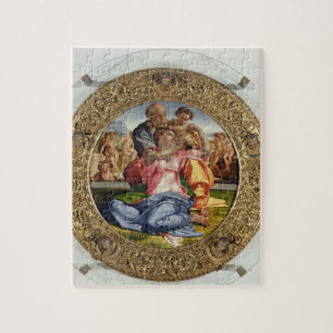 Heilige Familie met St. John (Doni Tondo), 1504-05 Legpuzzel