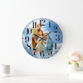 Heilige Familie op de achtergrond van de hemel Acr Grote Klok (Huis)