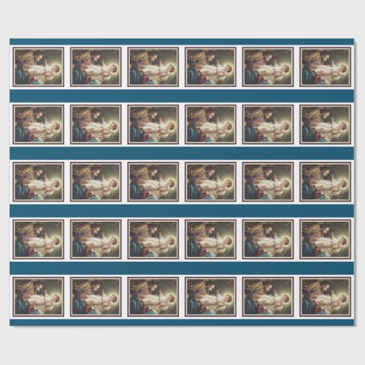 Heilige Familie, St. Joseph, Mary, Jezus Cadeaupapier (Vlak)