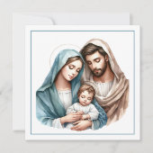 Heilige Familie – Teder kersttafereel (Voorkant)