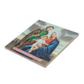 Heilige familie tegeltje (Zijkant)
