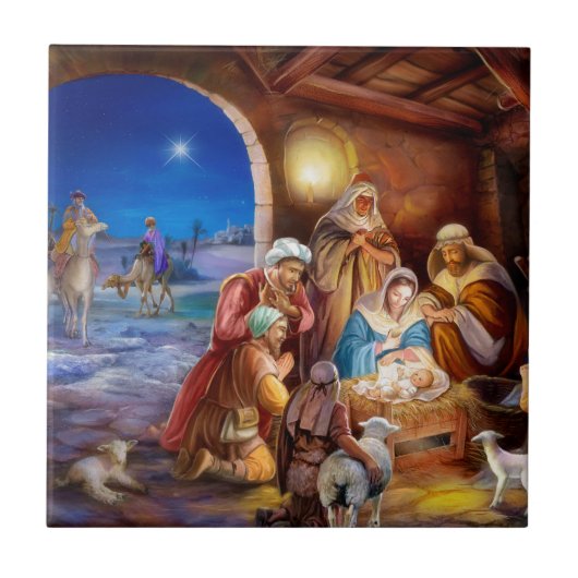 Heilige familie tegeltje (Voorkant)