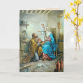 Heilige Familie Verjaardag Speciale Gelegenheid Ka Kaart (Gele Bloem)