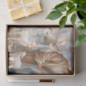 Heilige Familiescene met dieren geschilderd Tissuepapier (Geschenk)