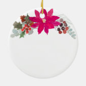 Heilige Floral Specialized Girl Baptism Ornament (Achterkant)