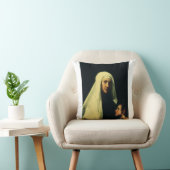 Heilige Frances van Rome Beschermengel Fijne Kunst Kussen (Stoel)