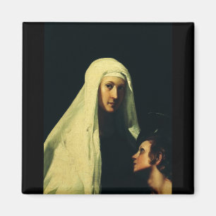 Heilige Frances van Rome Beschermengel Fijne Kunst Magneet
