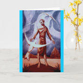 Heilige Francis van het Wenskaart van Assisi Kaart (Gele Bloem)