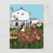 Heilige Franciscus en Heilige Clare van Assisi Kaa Briefkaart (Voorkant)