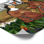 Heilige Franciscus en Heilige Clare van Assisi Kaa Poster (Hoek)