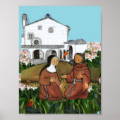 Heilige Franciscus en Heilige Clare van Assisi Kaa Poster (Voorkant)