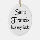 heilige franciscus keramisch ornament (Rechts)