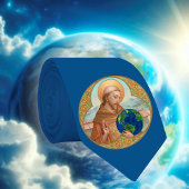 Heilige Franciscus van Assisi en het milieu (blauw Stropdas