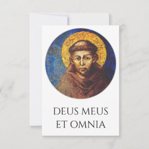 Heilige Franciscus van Assisi Heilige kaart   Onze
