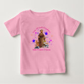 Heilige Franciscus van Assisi Katholiek meisje roz (Voorkant)