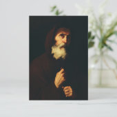 Heilige Franciscus van Paola Heilige kaart (Staand voorkant)