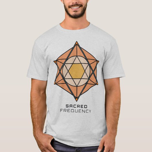 Heilige frequentie van energie en harmonie t-shirt (Voorkant)