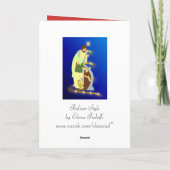 Heilige Geboorte Feestdagen Kaart (Achterkant)