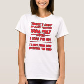 Heilige Geduld loopt ten einde T-shirt (Voorkant)