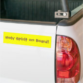 Heilige Geest aan boord! Bumpersticker (Op Truck)
