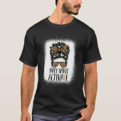 Heilige Geest activeert Black Mam Leopard Messy Bu T-shirt (Voorkant)