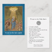 Heilige Geest Bevestiging Maagd Maria Heilige Kaar Visitekaartje (Voorkant / Achterkant)