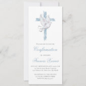 Heilige Geest blauw kruis Bevestiging Kaart (Voorkant)