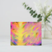 Heilige Geest Christelijke Prophetische Abstracte Briefkaart (Staand voorkant)