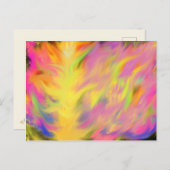 Heilige Geest Christelijke Prophetische Abstracte Briefkaart (Voorkant / Achterkant)