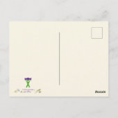 Heilige Geest Christelijke Prophetische Abstracte Briefkaart (Achterkant)