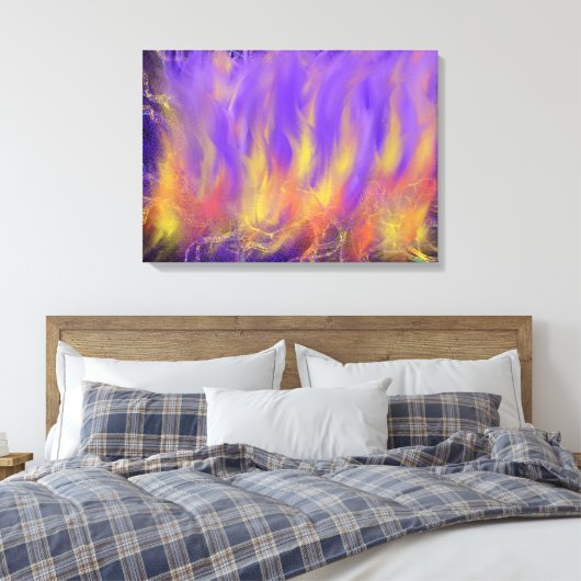 Heilige Geest Christelijke Prophetische Abstracte Canvas Afdruk (Insitu (Slaapkamer))