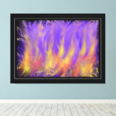 Heilige Geest Christelijke Prophetische Abstracte Canvas Afdruk (Insitu (Houten vloer))