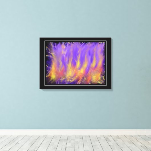 Heilige Geest Christelijke Prophetische Abstracte Canvas Afdruk (Insitu (Houten vloer))