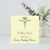 Heilige Geest Dove  Dienst Kaart (Staand voorkant)