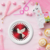 Heilige Geest Dove Papieren Bordje (Feest)